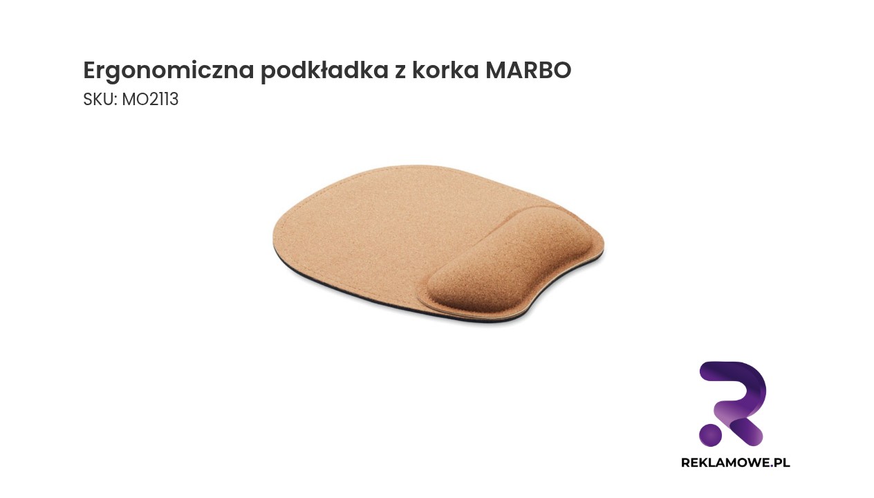 Ergonomiczna podkładka z korka MARBO