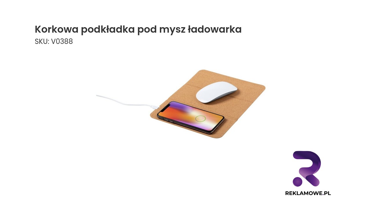 korkowa podkladka pod mysz ladowarka 1