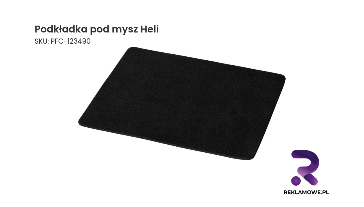 Podkładka pod mysz Heli Podkładka pod mysz Heli z wysokiej jakości materiału