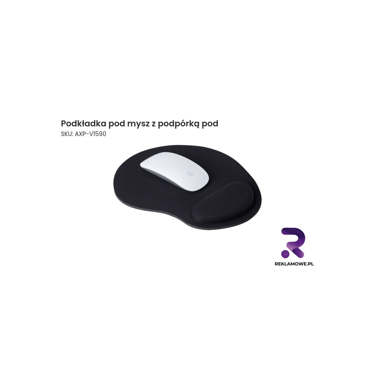 Podkładka pod mysz z podpórką pod nadgarstek Podkładka pod mysz z podpórką pod nadgarstek – ergonomiczna podkładka do pracy i grania