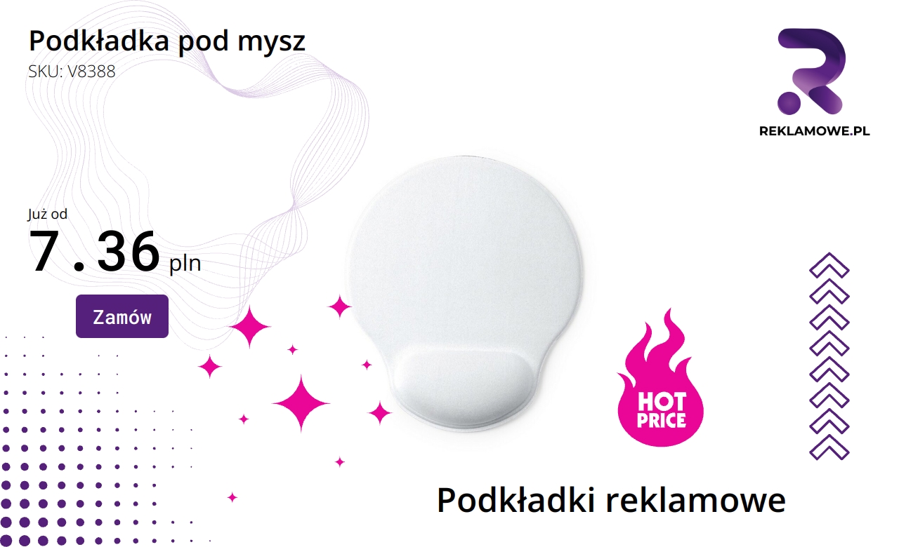 Ergonomiczna podkładka pod mysz